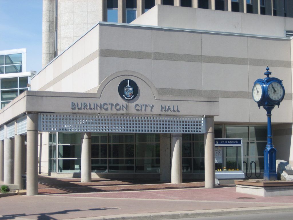 Burlington City Hall in downtown Burlington, Ontario – pest control in Burlington